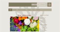 Desktop Screenshot of blumen-schoener.de